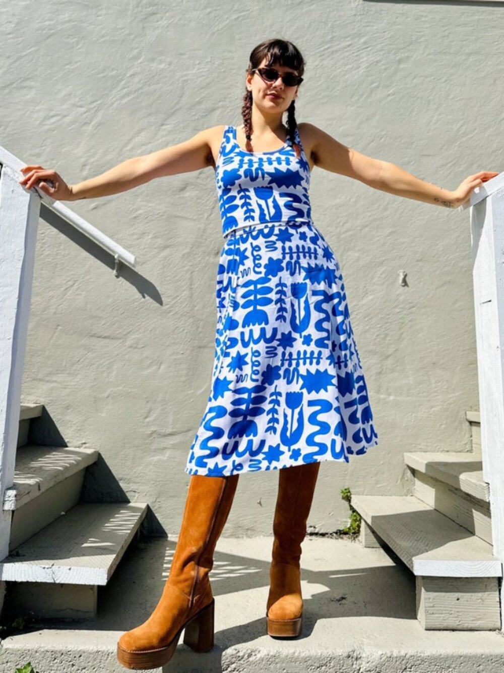 Nooworks "Dutch Garden" Slip Skirt ONLY